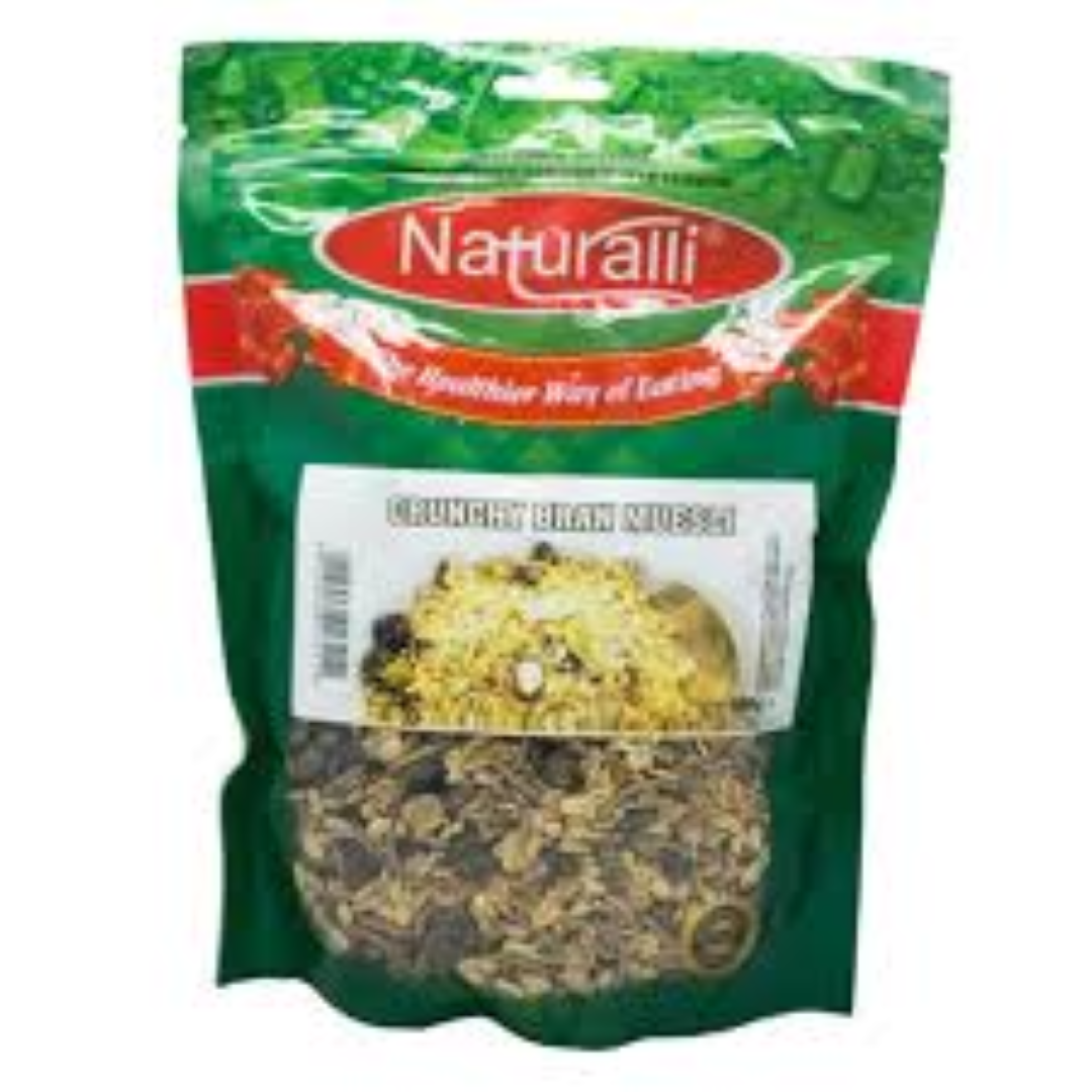 NATURALLI CRUNCHY BRAN MUESLI 500G